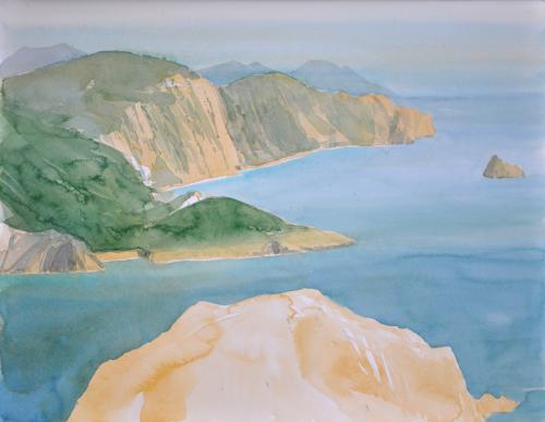 Paleokastritsa, Aquarell, 2010